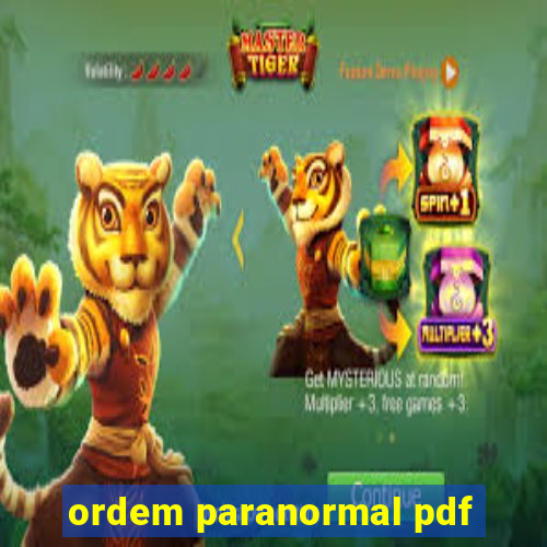 ordem paranormal pdf